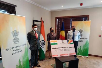 India donó 50.000 dosis de la vacuna Covishield a Seychelles