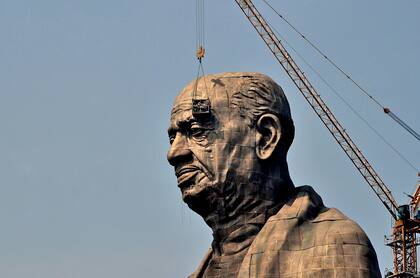 India erige la estatua más alta del mundo: mide 182 metros y costó 400 millones de dólares