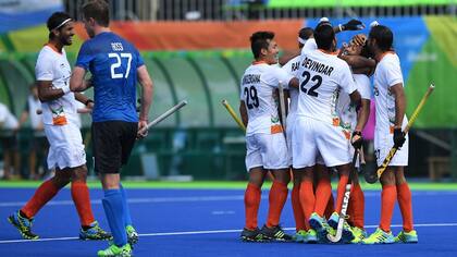 India sorprendió a los Leones del hockey