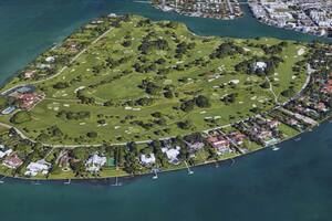 Indian Creek, la isla en donde se construyó el "búnker de los millonarios" en Florida