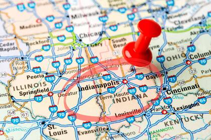 Indiana, en el centro de la propuesta, busca redibujar su límite oeste con Illinois, desatando un debate inédito en Estados Unidos (Foto Canva)