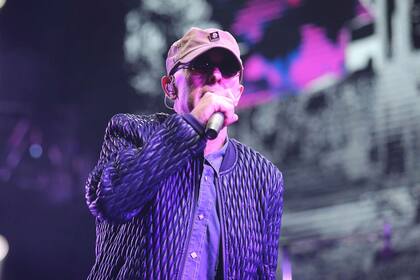 Indio Solari en su show de Tandil en marzo de 2016. Foto de Mauro V. Rizzi / La Nación.