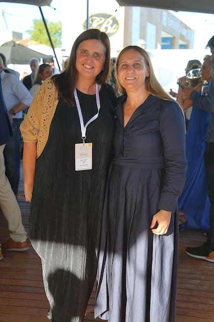 Inés Bertrán, responsable Comercial en LA NACION junto a Clara Di Ció, gerente de marketing en De Stefano