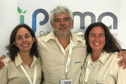 Inés Di Nápoli, Hernán Galfré y Laura Roberto quienes están al mando del proyecto