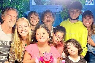 Inés Estevez y Fabián Vena se unieron -y con sus parejas- para el cumpleaños de su hija, Vida