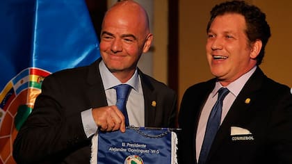 Infantino fue el invitado de honor para el Congreso de Conmebol