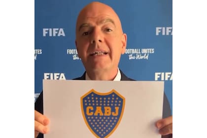 Infantino le dio la bienvenida a Boca al Mundial de Clubes