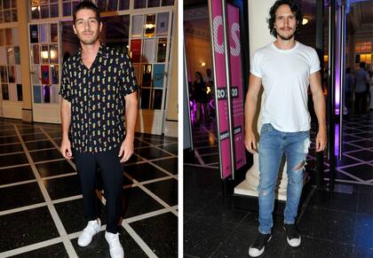 Informales. Con looks bien descontracturados Victorio D´Alessandro y Juan Sorini disfrutaron del evento