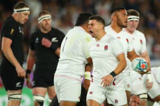Inglaterra dio el golpe: venció a los All Blacks 19-7 y es finalista