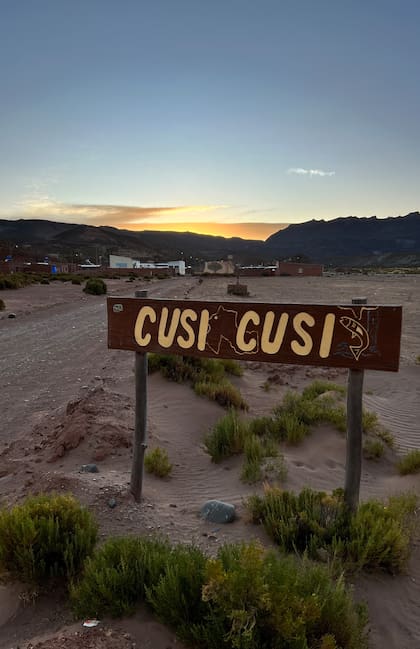 Ingreso a Cusi Cusi.