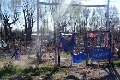 Ingreso al santuario que venera a la cantante Gilda en Entre Ríos