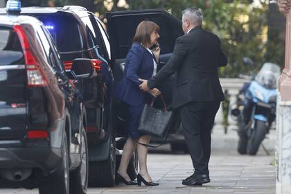 Ingreso de ministros y funcionarios a casa Rosada.
Patricia Bullrich