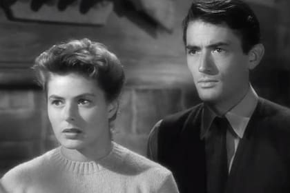 Ingrid Bergman y Gregory Peck, en una escena de Cuéntame tu vida