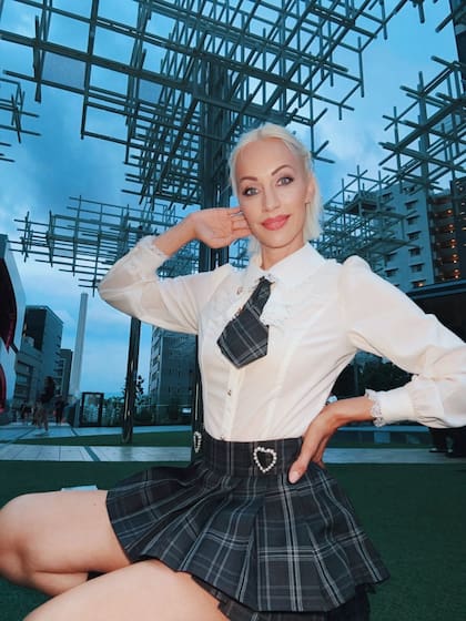 Ingrid Grudke, lookeada como un personaje de animé