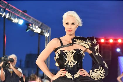 Ingrid Grudke, una de las modelos presentes en Mar del Plata