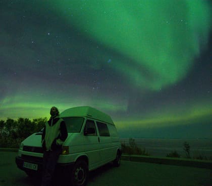 Iñigo recorrió España durante 10 meses con su furgoneta