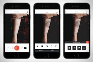 La curiosa app con realidad aumentada que permite tener una vista previa de los tatuajes