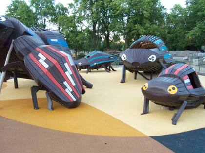 Insectos en Kristinebergs Slottspark de Estocolmo
