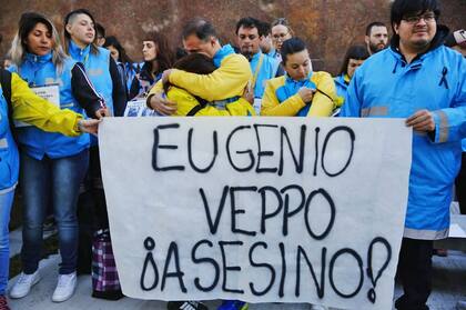 Inspectores de tránsito protestan tras la muerte de la agente atropellada por Eugenio Veppo