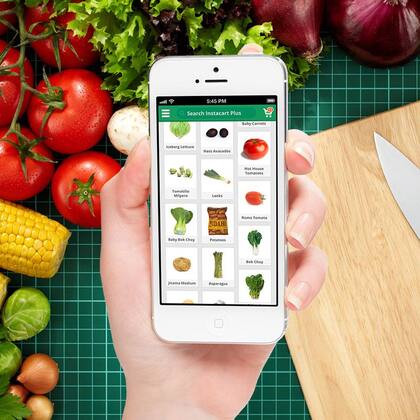 Instacart es una aplicación que conecta trabajadores con compradores de tiendas de alimentos