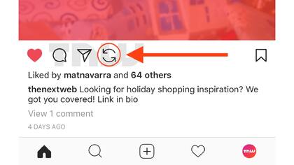 Instagram prepara una función para republicar contenido