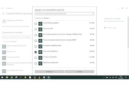 Instalación de la función de proyectar la pantalla por medio de WiFi