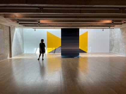 Instalación site specific de Leila Tschopp, otra de las artistas representadas en la colección del museo