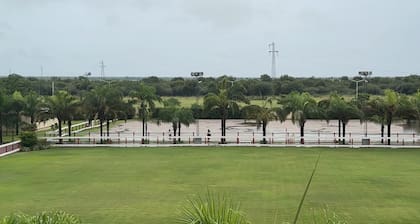 Instalaciones de lujo en el complejo habitacional del tesorero de la AFA