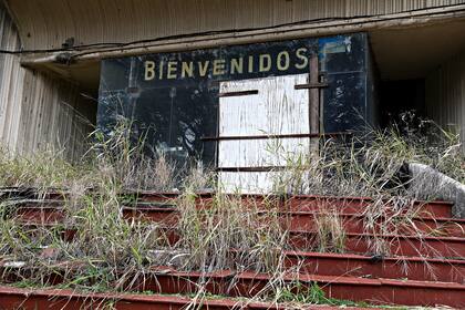 Instalaciones en ruinas en la ex-Ciudad Deportiva de Boca Juniors