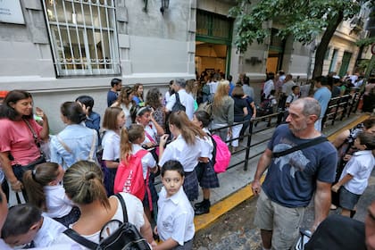 En el Instituto Nuestra Señora del Rosario, como en la mayoría de los colegios privados, no adhirieron al paro