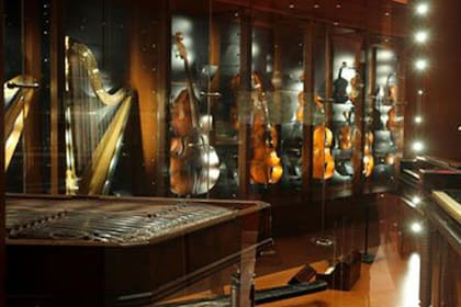 Instrumentos musicales como piezas de museo