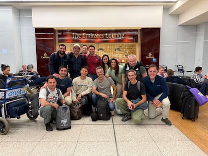 Integrantes de la delegación que viajó a Australia