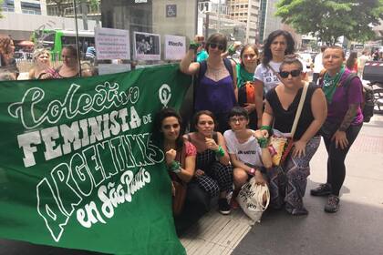 Integrantes del Colectivo Feministas Argentinas