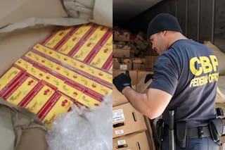 Intentaron ingesar un cargamento de medicamentos no autorizado a EE.UU., pero la CBP los descubrió e incautó todo