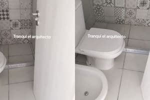 Quisieron renovar el baño, pero el arquitecto cometió un insólito error de cálculo y el video se viralizó