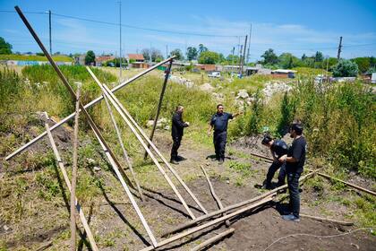 Intento de toma de tierras en Mar del Plata, en la zona del estadio mundialista
