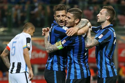 Inter festejó ante Udinese