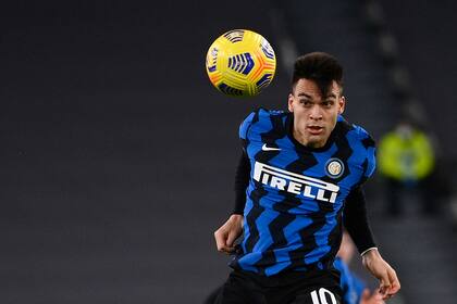 Lautaro Martínez, autor de un gol en la ida, este martes no pudo con la resistencia de Juventus