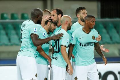 Inter le ganaba a Hellas Verona por la Serie A, y se le escapó en el final