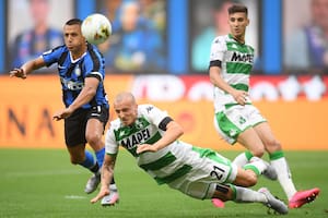 Inter-Sassuolo, Serie A: el equipo de Lautaro empató 3-3 en un frenético partido