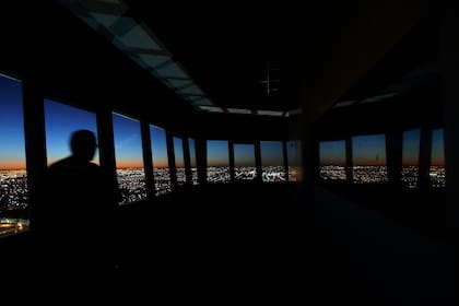 La vista desde la torre Espacial, el mojón del parque.
