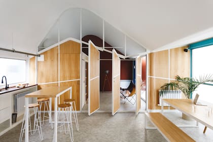 Interior de la casa de estudios