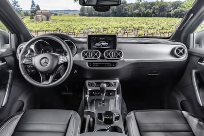 Interior de la flamante Mercedes-Benz Clase X