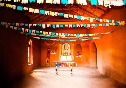Interior de la iglesia de Andacollo