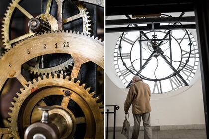 Interior de la Legislatura: un mecanismo de precisión que apasiona al relojero.