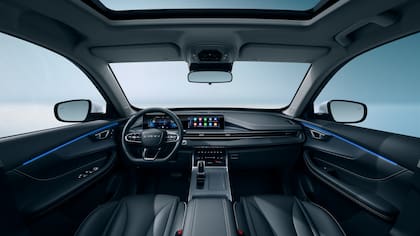 Interior del Chery Tiggo 4 Hybrid