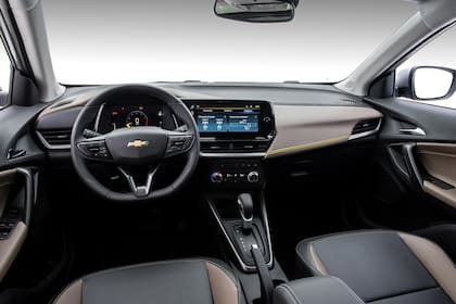 Interior del Chevrolet Tracker