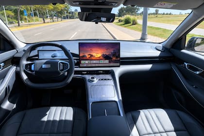 Interior del Geely EX5