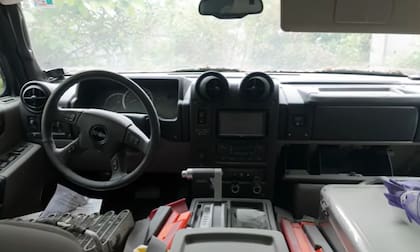 Interior del Hummer H2 Strecht Limo