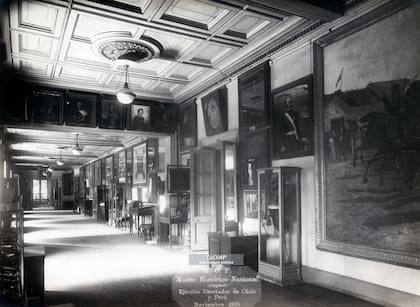 Interior del Museo Histórico Nacional. 1925.